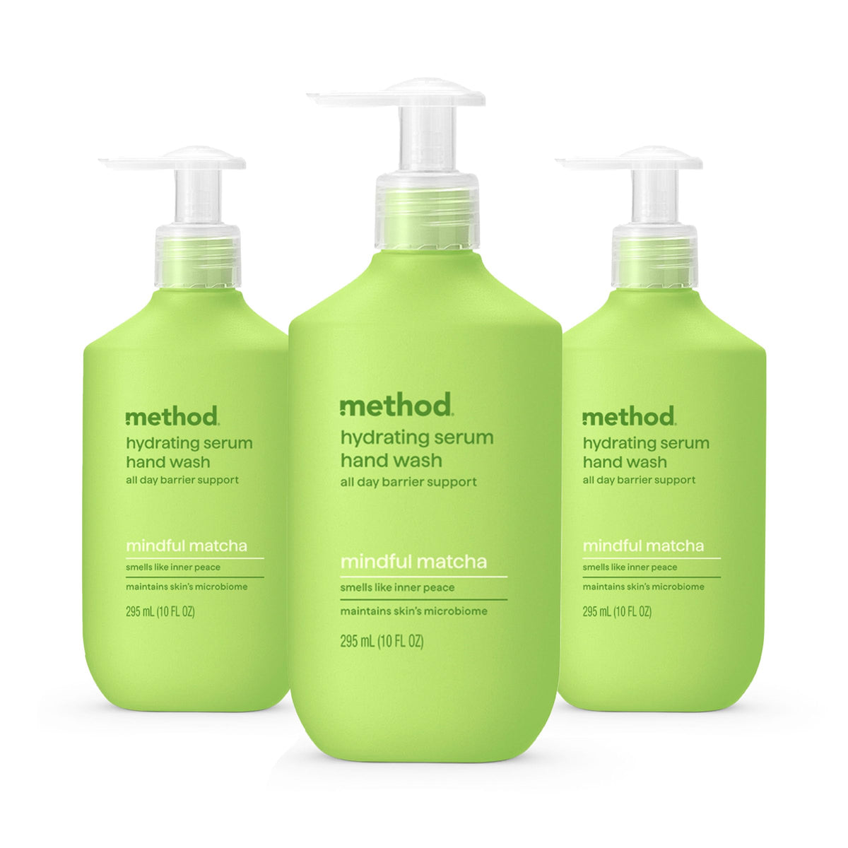 Method Hydrating Serum Hand Wash bottle showing nourishing hydration for hands.
