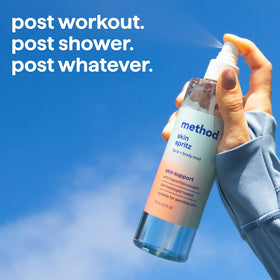 Method Hypochlorous Skin Spritz supports daily use without drying