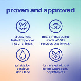 Method Skin Spritz label detail, fragrance-free and dermatologist-tested.