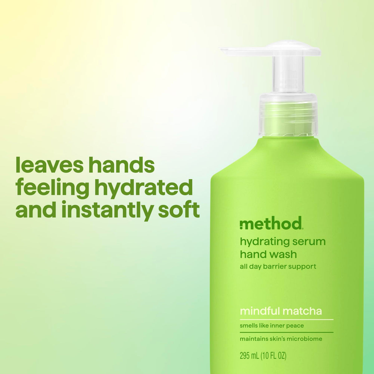 Method ingredient blend featuring coconut, rice milk, and shea butter for moisture.