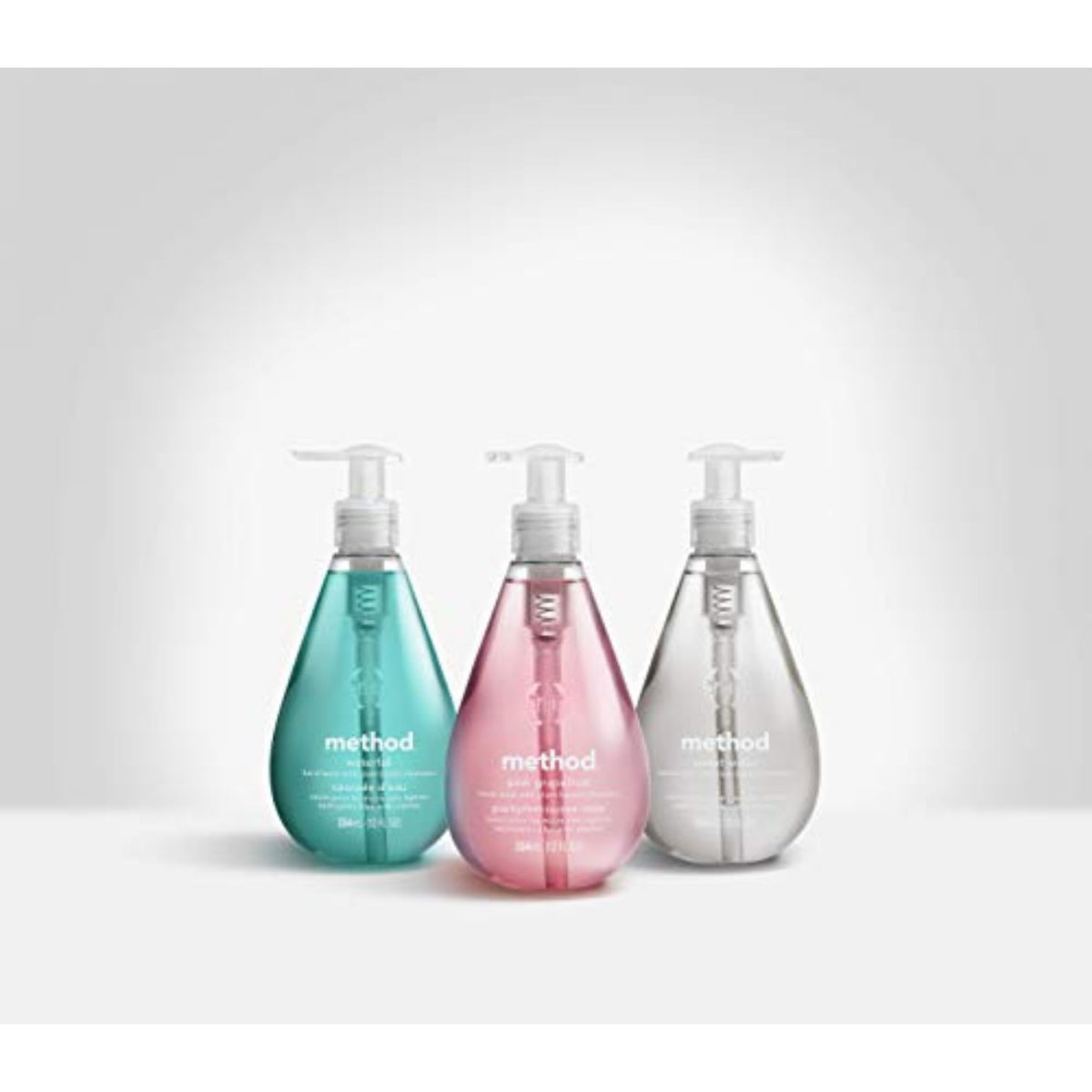 Method Waterfall label detail highlights plant-based cleansing formulation.
