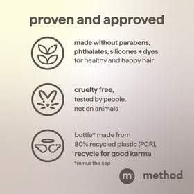 Packaging made from 80% recycled plastic to reduce waste.