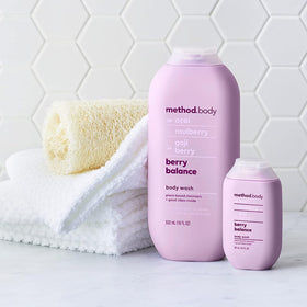Method peony rose water floral scent evokes calm in shower time