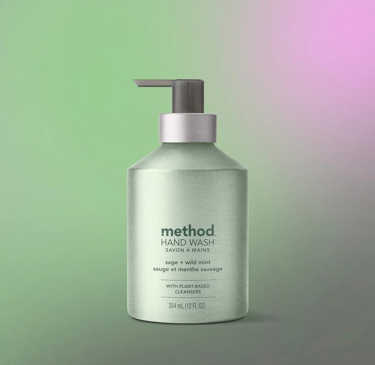 Method Premium Gel Hand Soap bottle pour showing easy dispensing