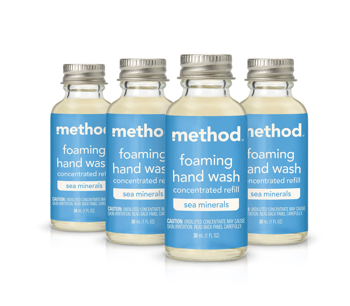 Method Sea Minerals bottle close up showing refreshing, eco friendly hand wash.