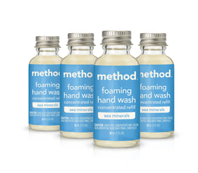 Method Sea Minerals bottle close up showing refreshing, eco friendly hand wash.
