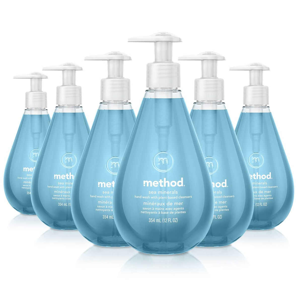 Method Sea Minerals bottle shows gel hand soap for daily cleansing.