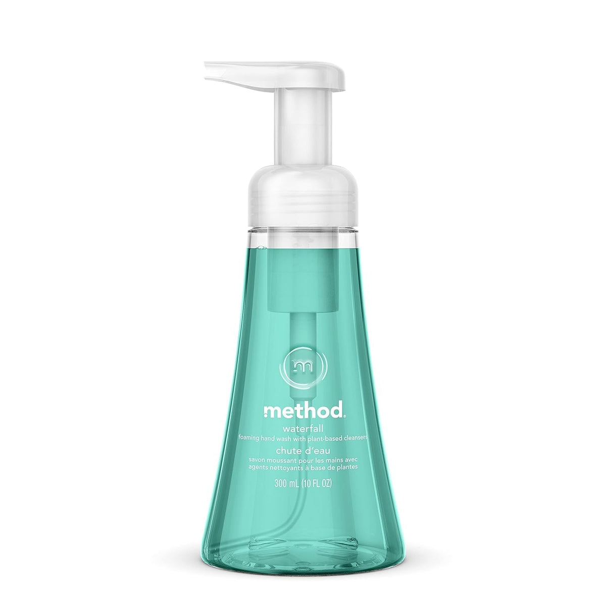 Method Waterfall scent diffusion creating a calm, spa-like atmosphere.