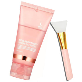Metiplou collagen face mask jar close-up showing deep hydration for radiant skin