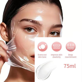 Metiplou collagen face mask packaging box with premium Korean skincare branding