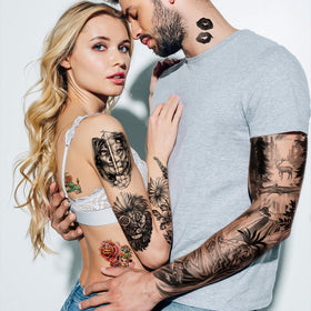 Metuu easy-apply temporary tattoos for quick style updates.