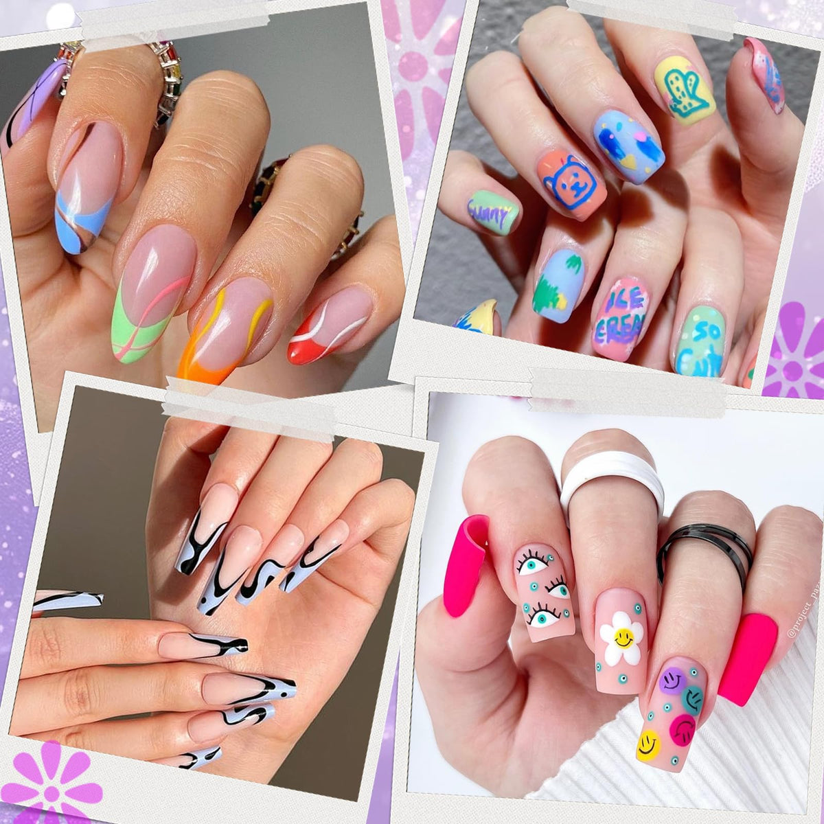 Metuu water-based markers dry quickly for no-fuss nail art sessions.