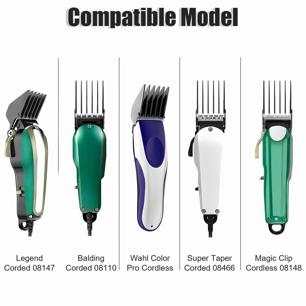 Meyeyaia clipper guards 2.25-inch for careful length control