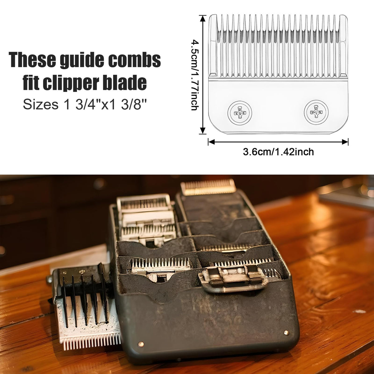 Meyeyaia clipper guards 2.75-inch for smooth fade transitions