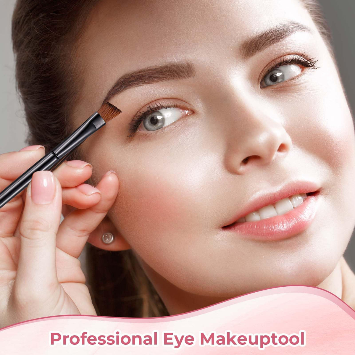Meyeyaia disposable eyebrow brush travel-friendly pack for on-the-go touch-ups