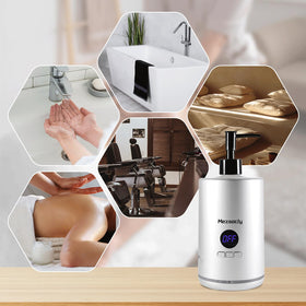 Mezsocly spa setup with two dispensers supports efficient work.