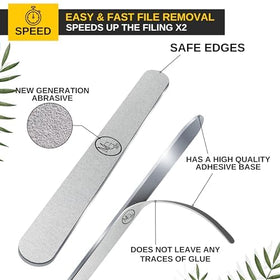 MGart hygienic nail files stay clean and safe for salon use.