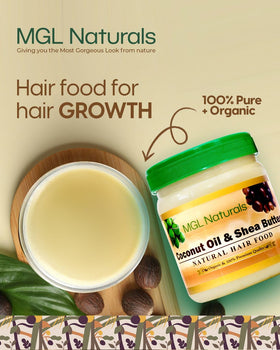 MGL Naturals glow on hair after use indicating shine and manageability