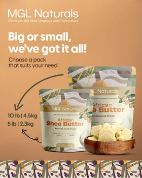 MGL Naturals Shea Butter used as base for whipped body butters
