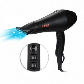 MHD MHU professional dryer side view showing ergonomic handle