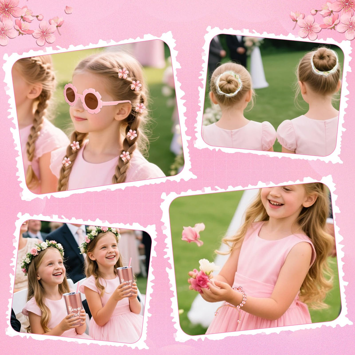 Mhoel pearl flower bracelet provides a delicate keepsake.