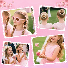 Mhoel pearl flower bracelet provides a delicate keepsake.