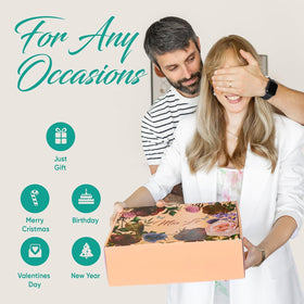 Mia Le eye mask included for restful self-care moments