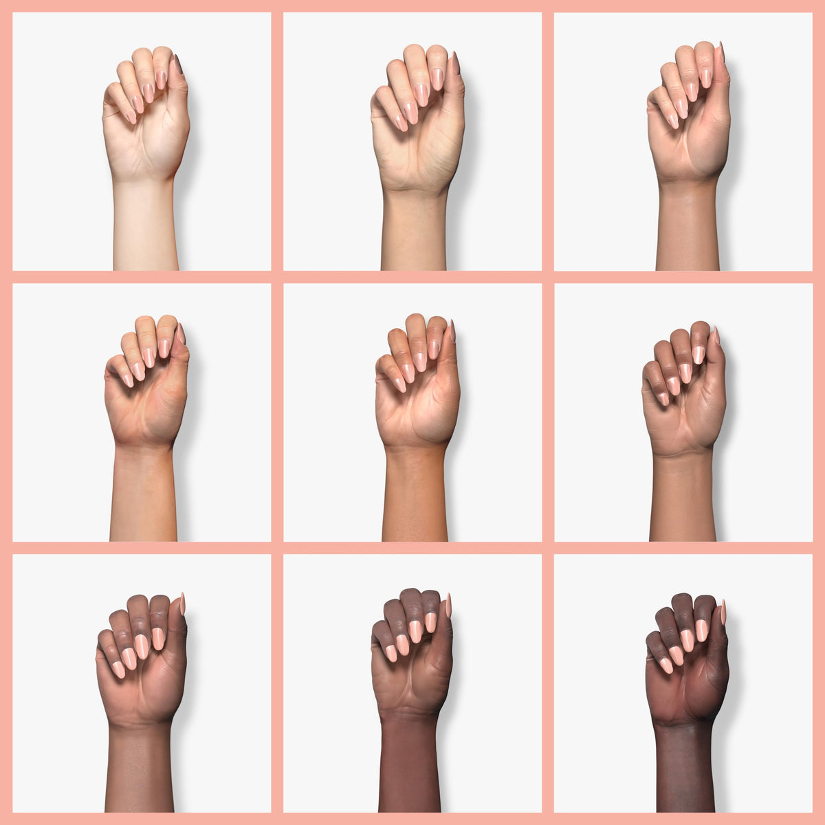 Mia Secret Cover Pink acrylic powder with application brush demonstrates easy sculpting.