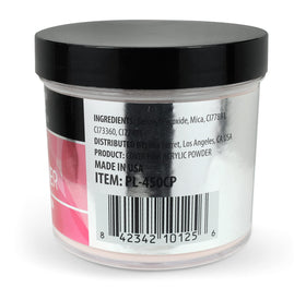 Swatch of Mia Secret Cover Pink powder showing natural pink tone and smooth coverage.