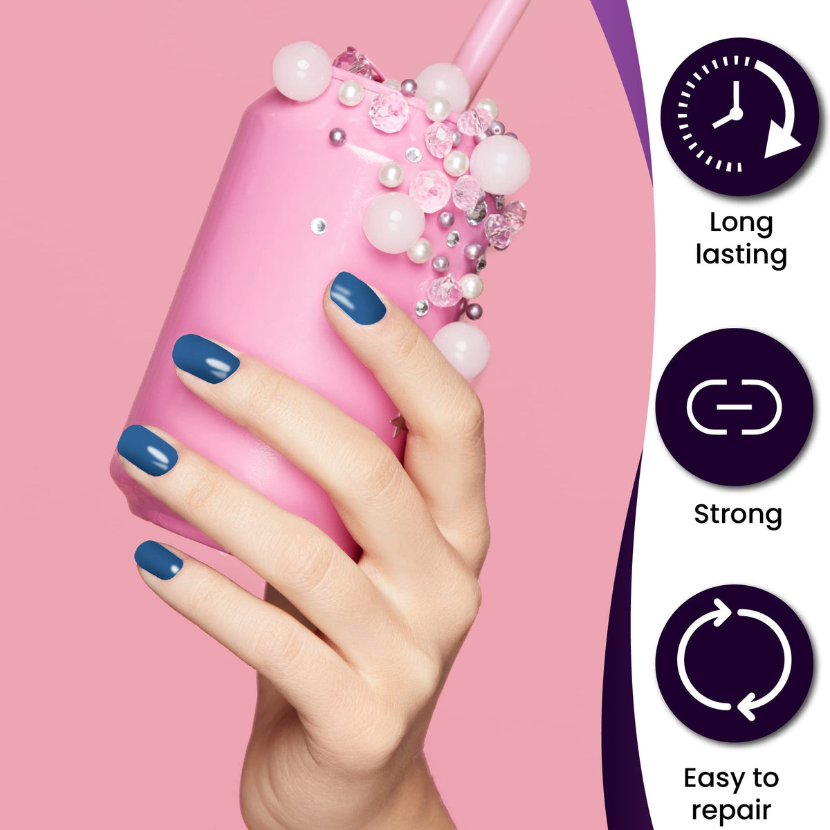 Mia Secret Fruity Collection jar 0.25oz ready for easy mixing and use.
