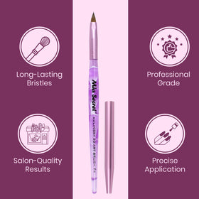 Mia Secret Kolinsky Art Brush Purple durable materials designed for long-lasting performance