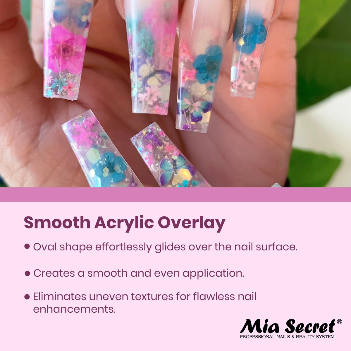 Mia Secret Kolinsky Art Brush Purple smooth application for consistent coverage