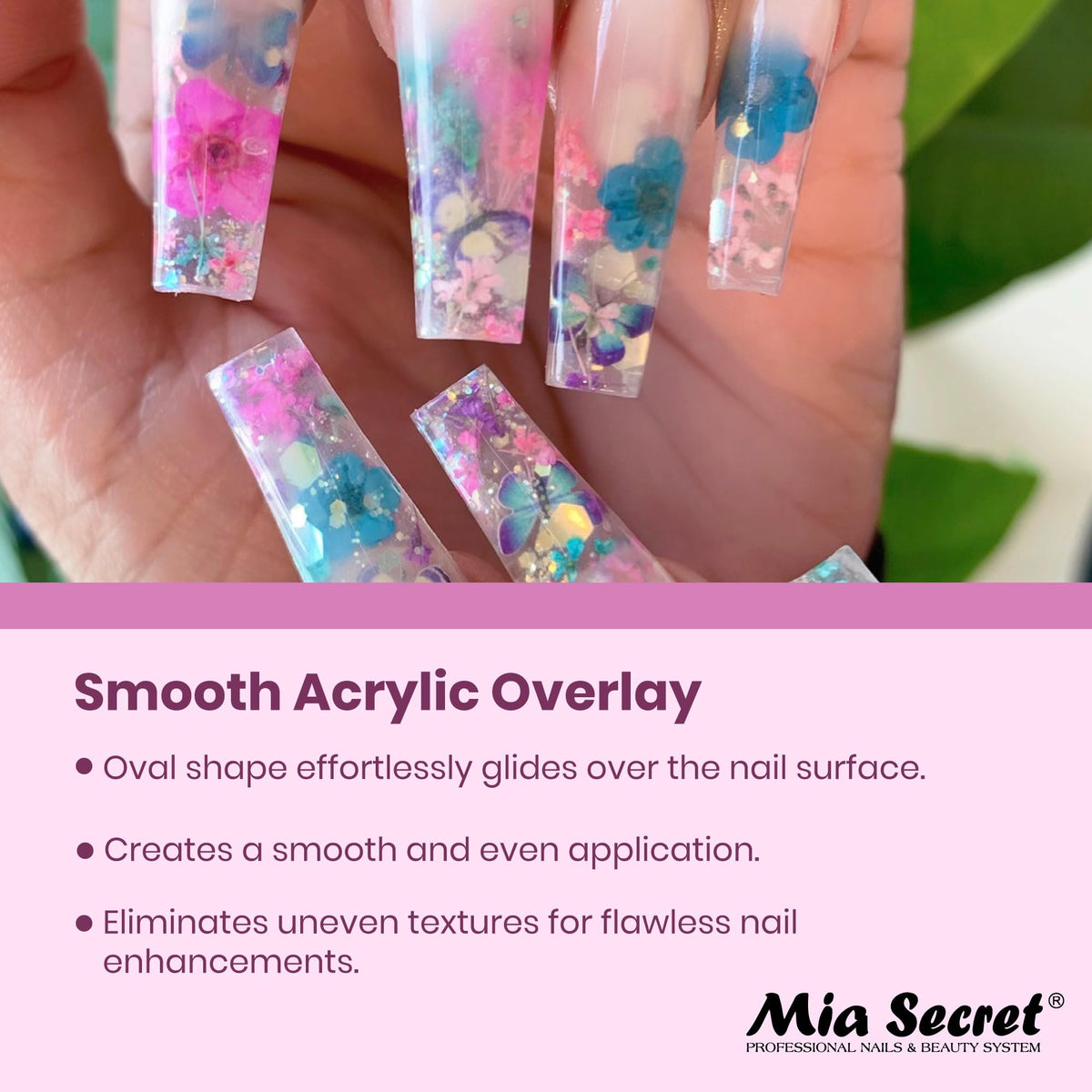 Mia Secret Kolinsky Nail Brush #10 ideal for acrylic sculpting and extensions.