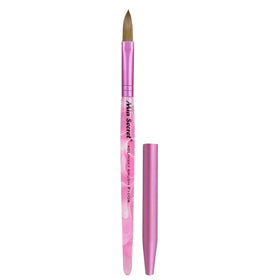 Mia Secret Kolinsky Nail Brush #10 close-up bristles for precise acrylic control.