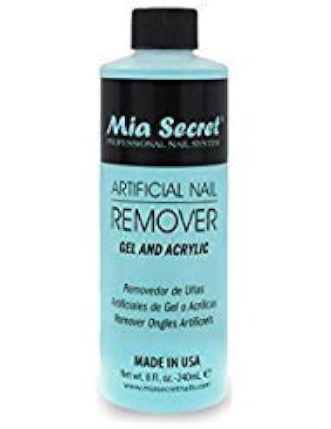 After removal, nails ready for reapplication with Mia Secret for clean, smooth surfaces.
