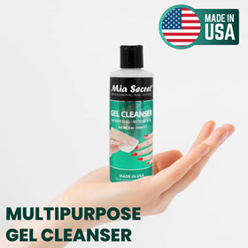 Mia Secret nails-after-cleanser surface looks clean and ready for polish.
