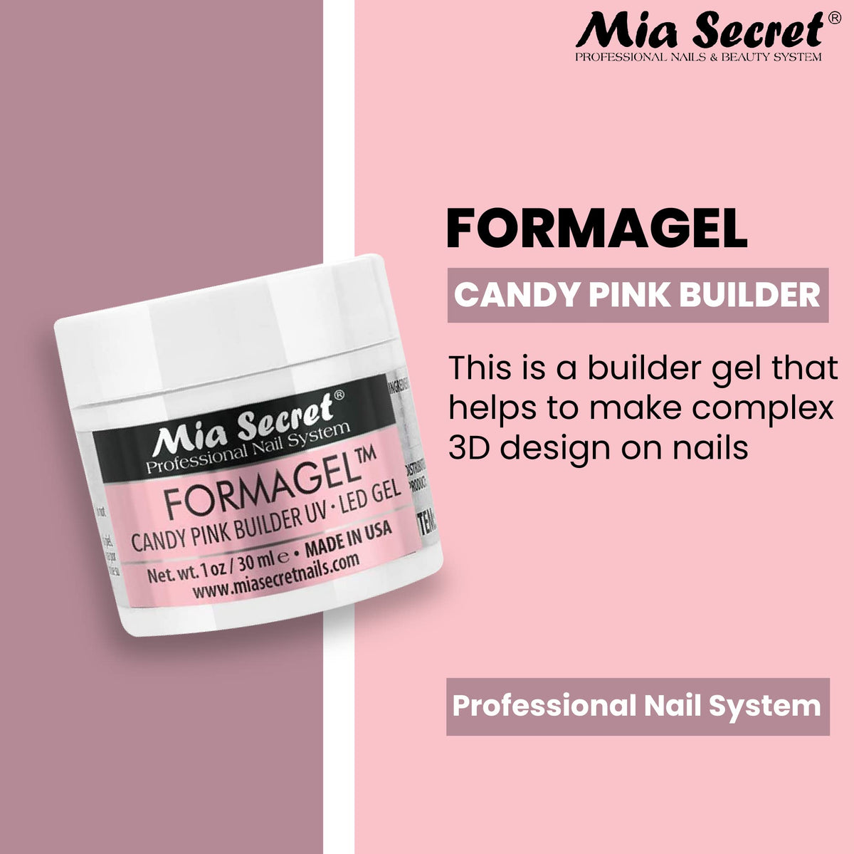 Mia Secret Nudes Formagel tan cover swatch showing nude depth