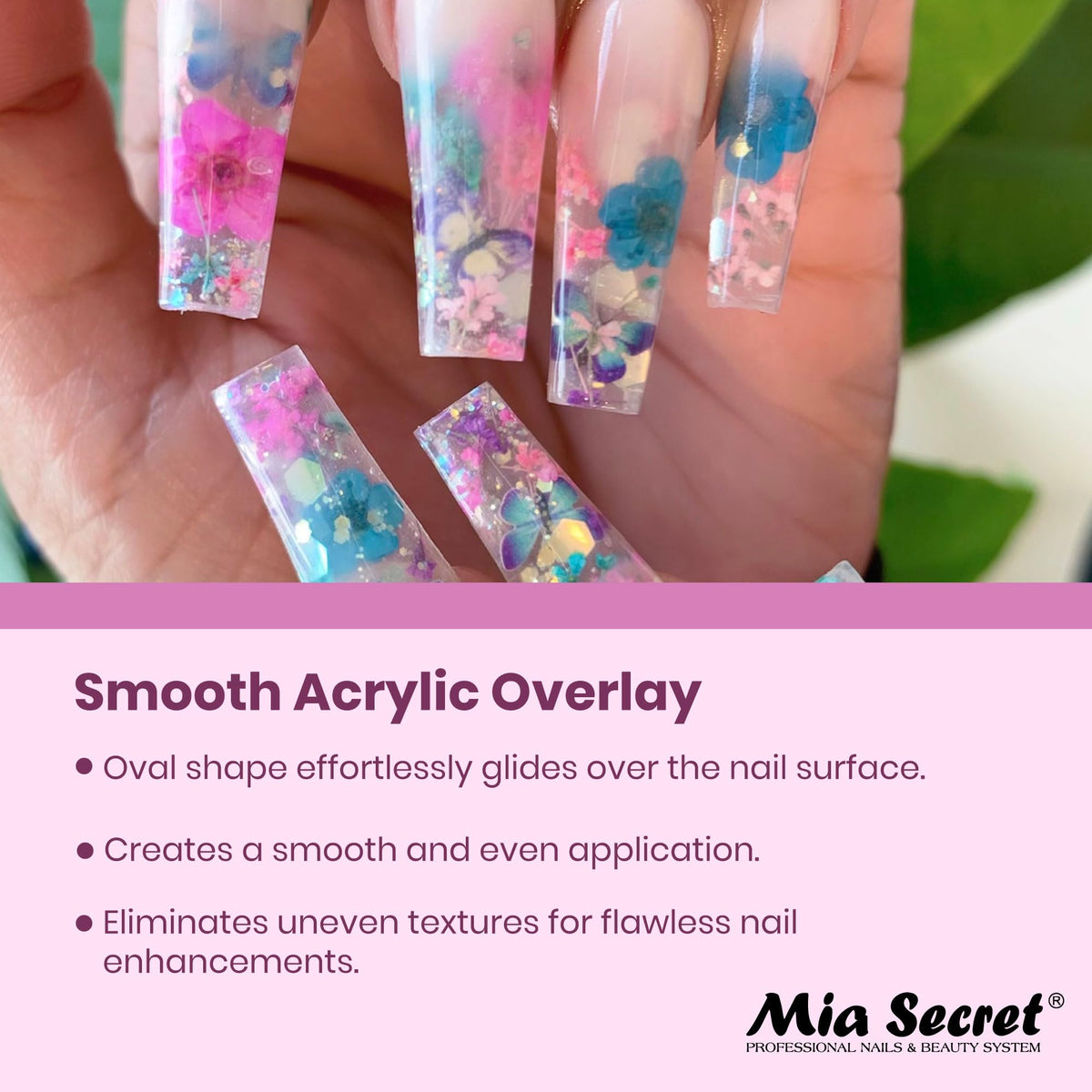 Mia Secret brush demonstrates flawless bead application and blending.