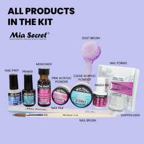 Mia Secret Studio Acrylic Kit provides a reliable base for studio-quality nails