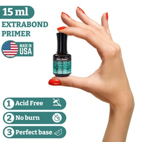 Mia Secret XTRABOND packaging close-up with 0.5 oz bottles.