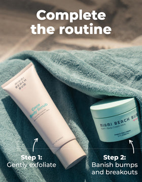 Miami Beach Bum daily use routine for simple multi-tasking body care