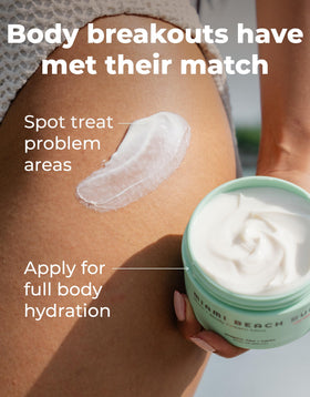 Miami Beach Bum lightweight moisturizer ready for daily use on active skin