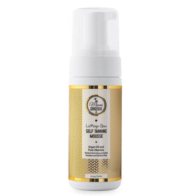 Miami Gorgeous LaPlaya Glow self-tanning mousse bottle with natural bronze glow.