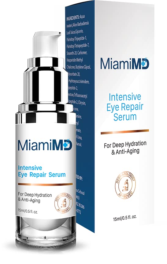 Ingredient graphic highlighting Eyeliss, Matrixyl 3000, Haloxyl, Progeline