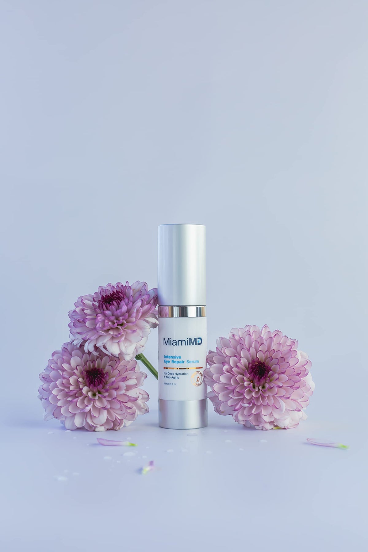 MiamiMD Eye Serum texture swatch reveals silky, lightweight formula