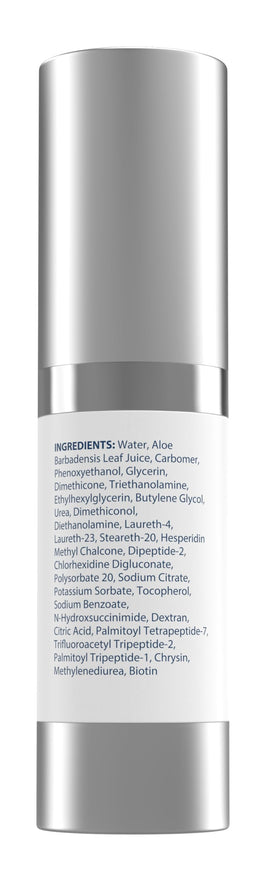 Under-eye application shows MiamiMD serum absorbing for refreshed daytime look