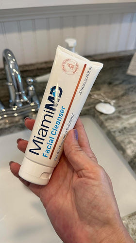 MiamiMD Face Wash anti-aging formula softens fine lines and tone.