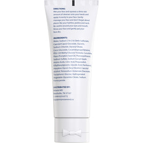 MiamiMD Face Wash exfoliating action clears dullness for smoother skin.