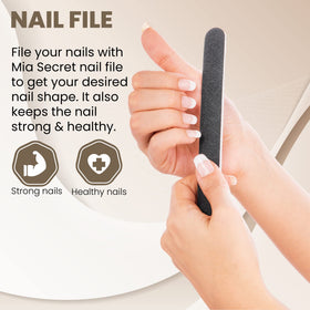 Mia Secret 100/100 nail file for shaping and finishing