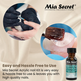 Mia Secret liquid monomer for smooth acrylic application